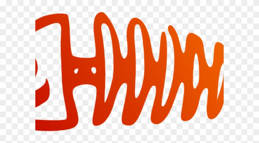 Bone Clipart Orange - Dead Fish Bones Cartoon - Png Download