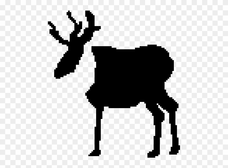 Reindeer Silhouette Clipart