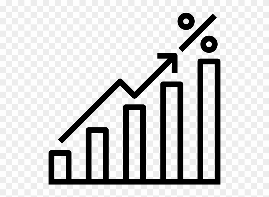 Annual Percentage Rubber Stamp - Transparent Growth Icon Png Clipart