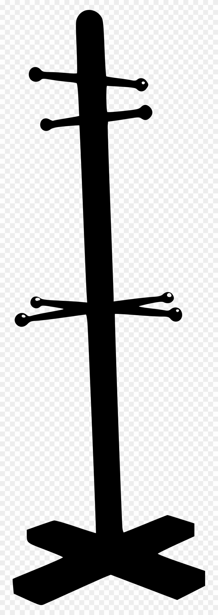 Big Image - Coat Stand Clipart - Png Download