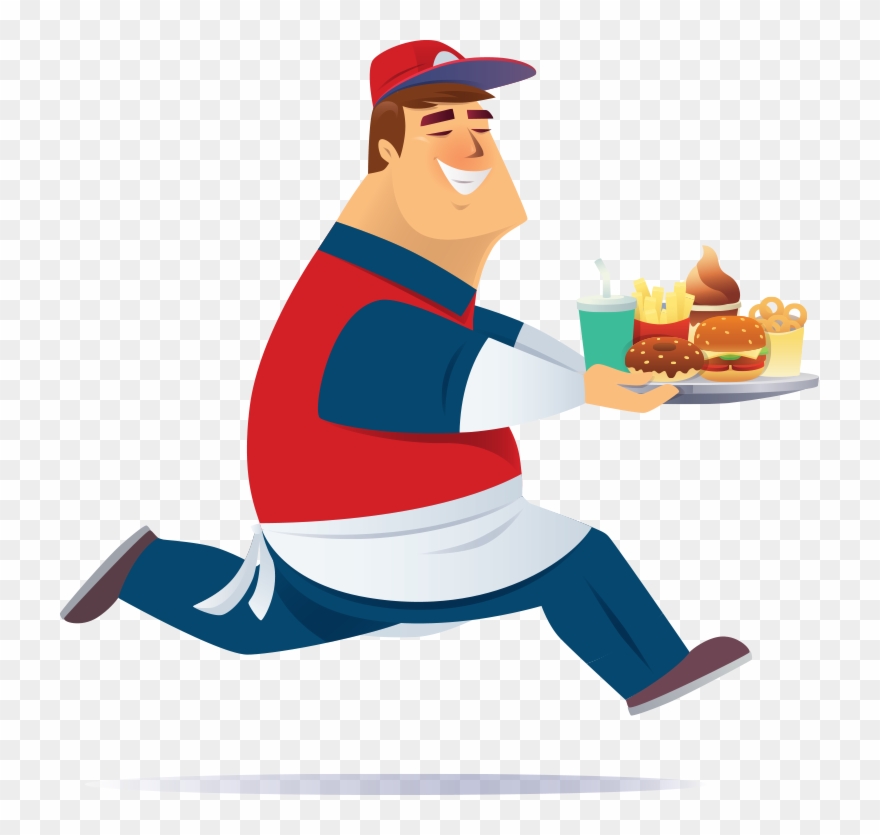 Serve More Customers At Peak Times - Waiter Clipart