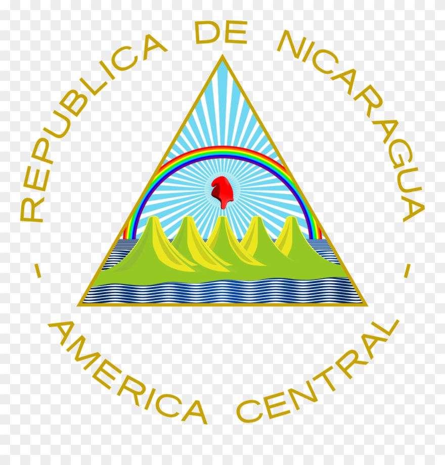 Coat Of Arms Of Nicaragua - Flag Of Nicaragua Clipart