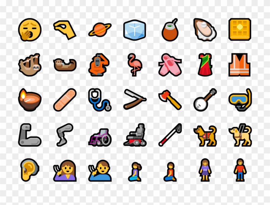 You Can Also Add New Actions Right From The Action - New Emoji Windows 10 Clipart