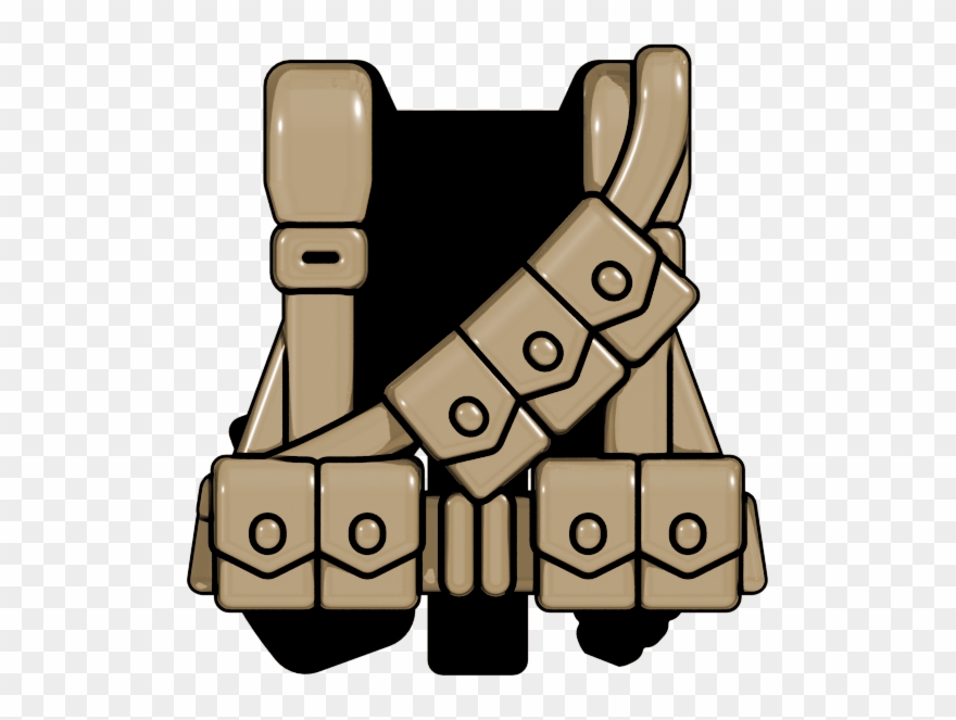 Image - Brickarms Combat Vest Ww2 Us Rifleman 2.5-inch [black] Clipart