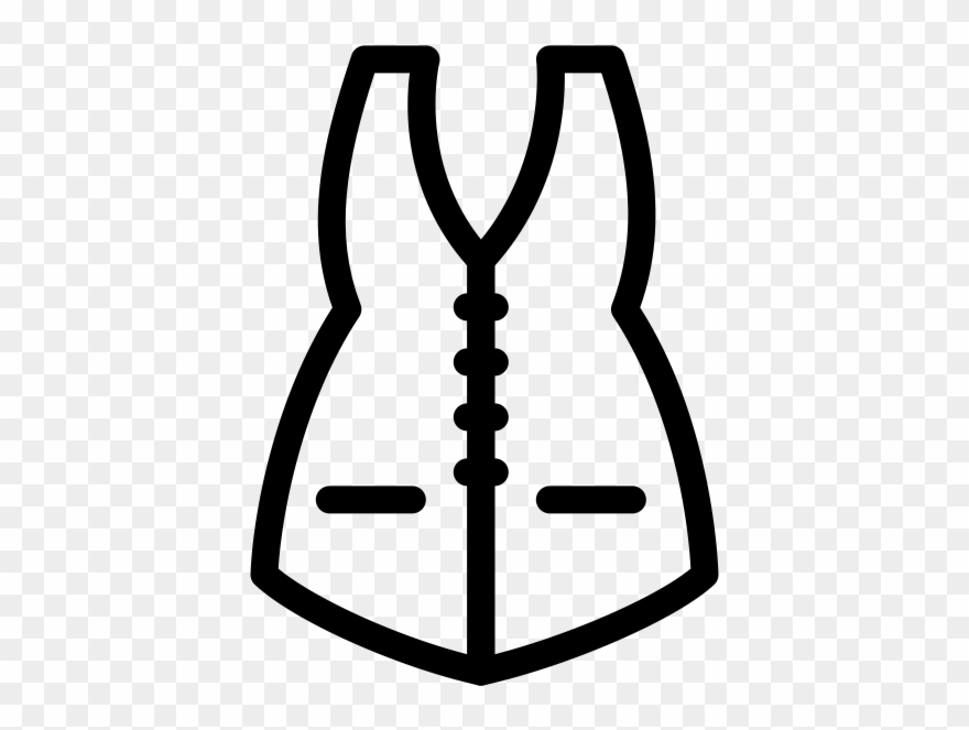 Vest Rubber Stamp - Waistcoat Clipart