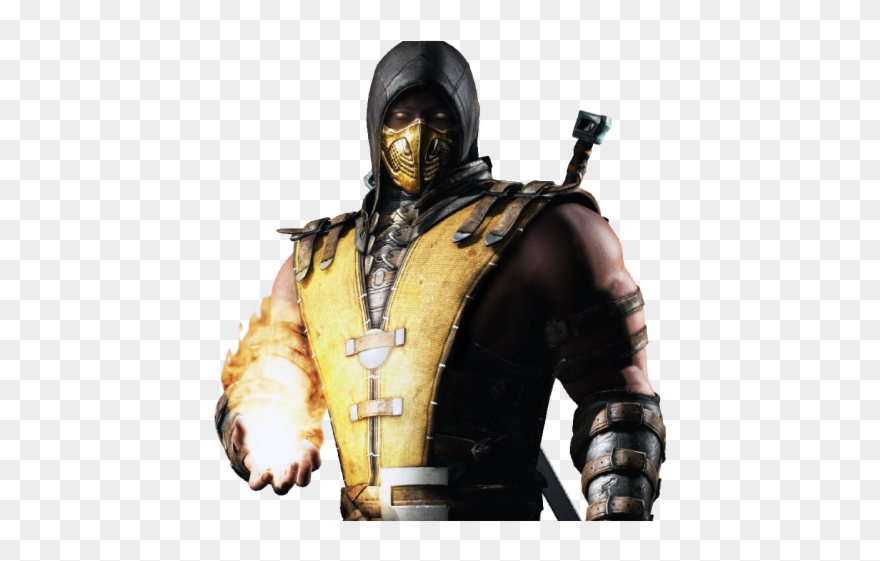 Cyborg Clipart Mortal Kombat - Scorpion Mortal Kombat X Png Transparent Png