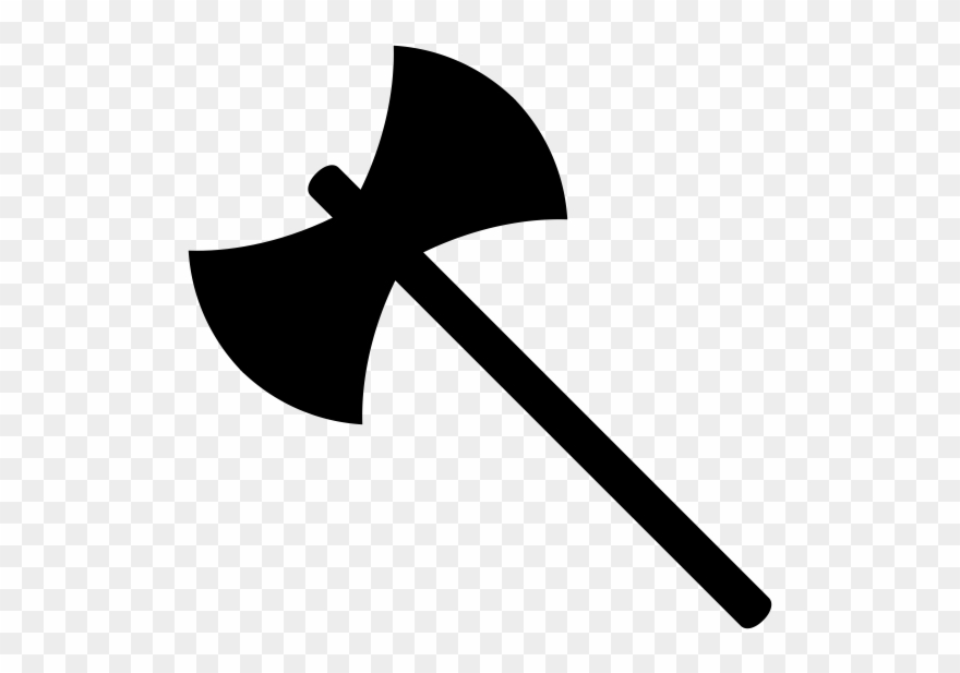 Axe Rubber Stamp - Lumberjack Axe Clipart - Png Download