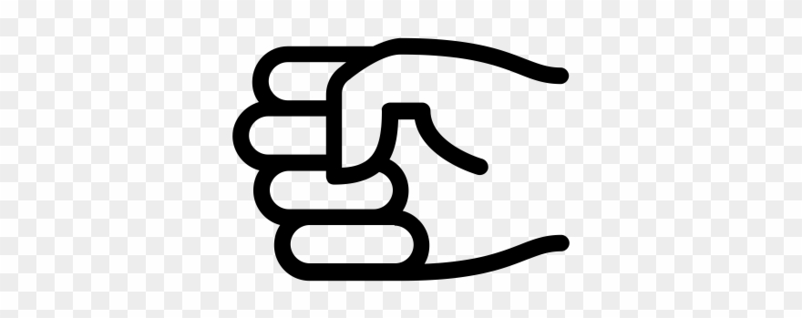 Fist Rubber Stamp - Rubber Stamping Clipart