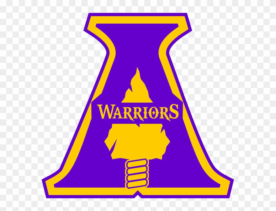 "home Of The Warriors" - Anadarko Warriors Logo Clipart