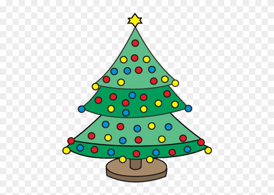 Graphic Free How To Draw A - Christmas Tree Svg Free Clipart