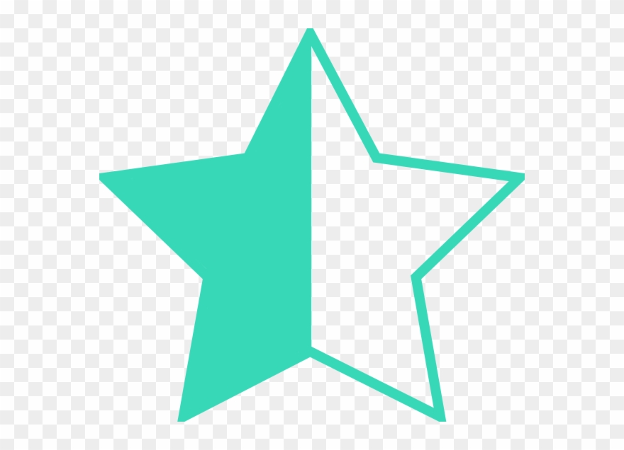 Turquoise Star Clip Art At Clker - Field Of Home Science - Png Download
