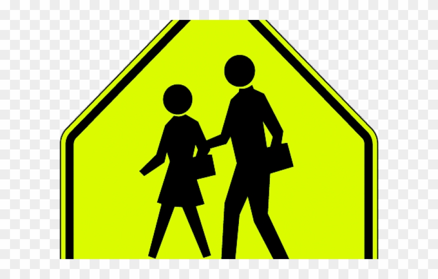 Pentagon Clipart Heptagon Shape - School Zone Sign Canada - Png Download
