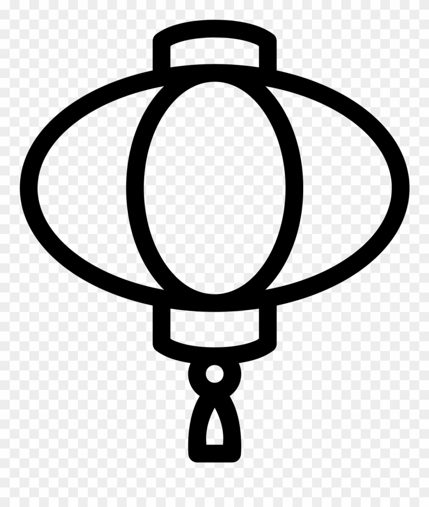 The Icon Is A Cylinder Shape, With An Eye Shape On - 灯笼 Icon Clipart