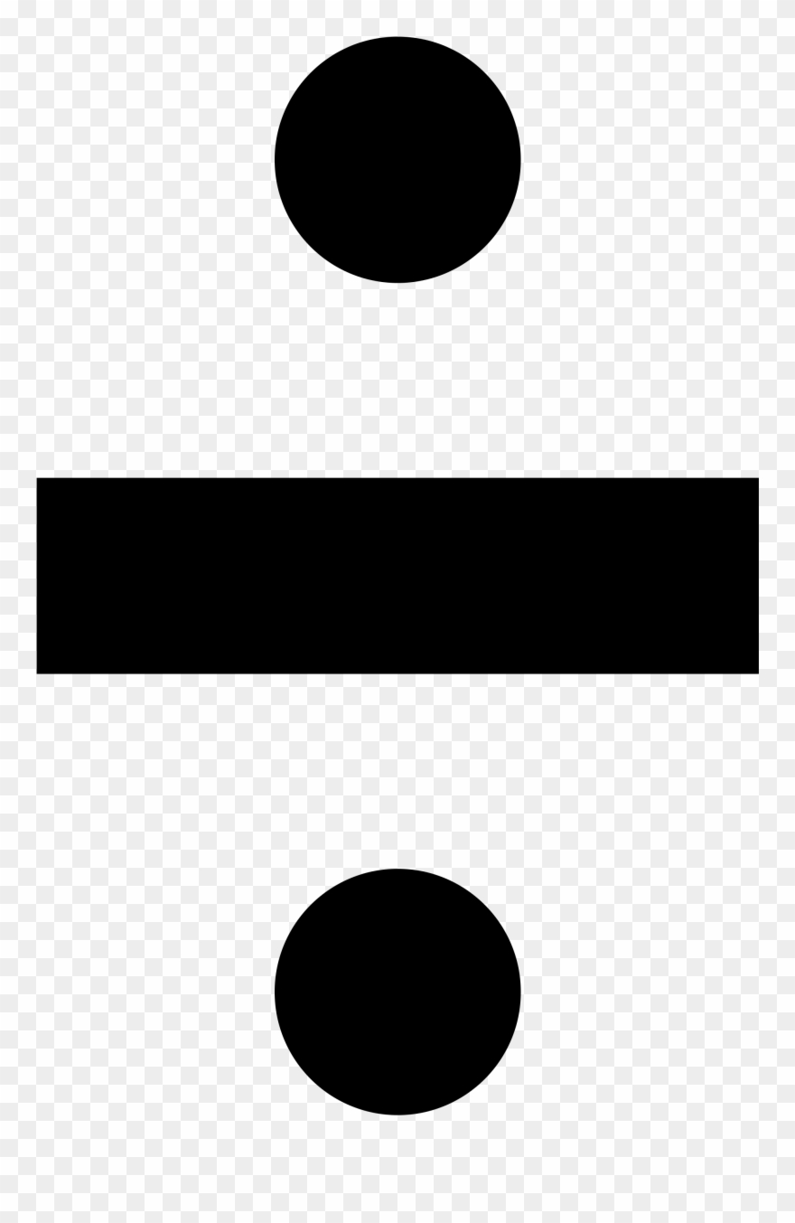 Open - Division Sign Clip Art - Png Download