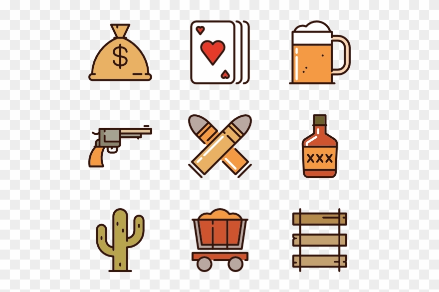 Wild West - Western Vector Png Clipart