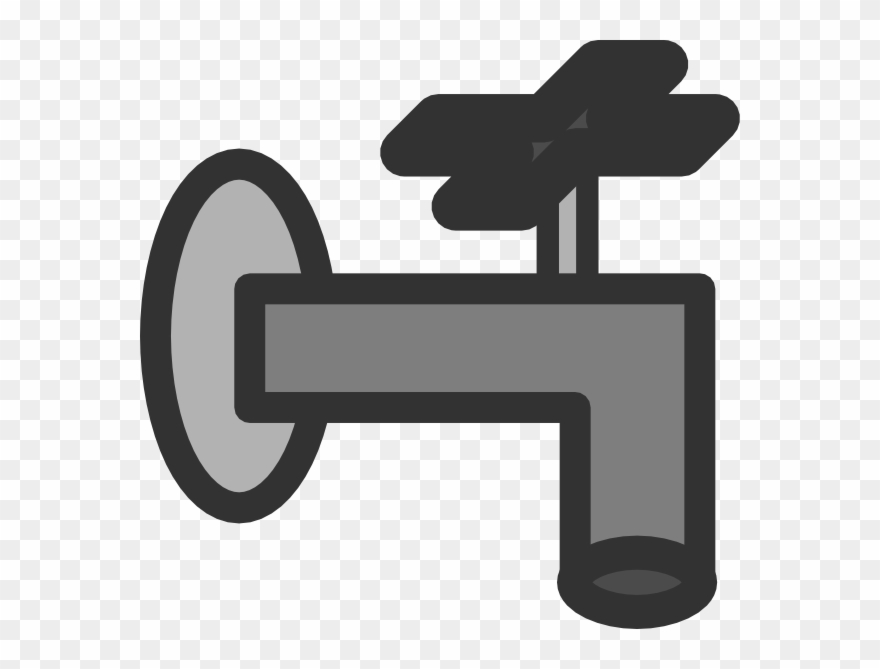 Faucet Clip Art At Clker - حنفية للتلوين - Png Download