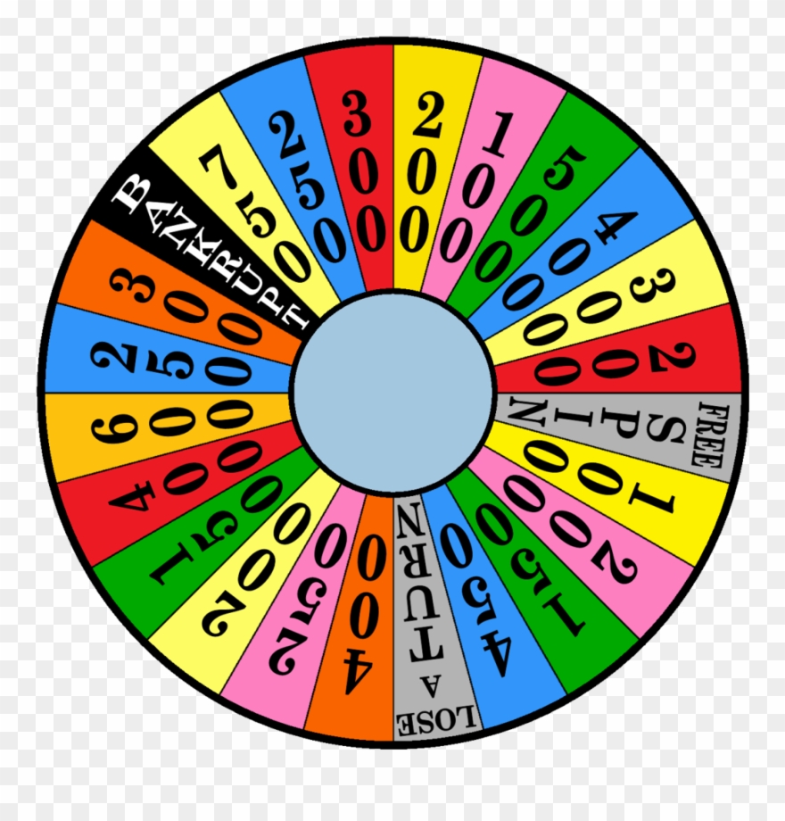 Download Clip Art Wheel Of Fortune - Wheel Of Fortune Svg - Png