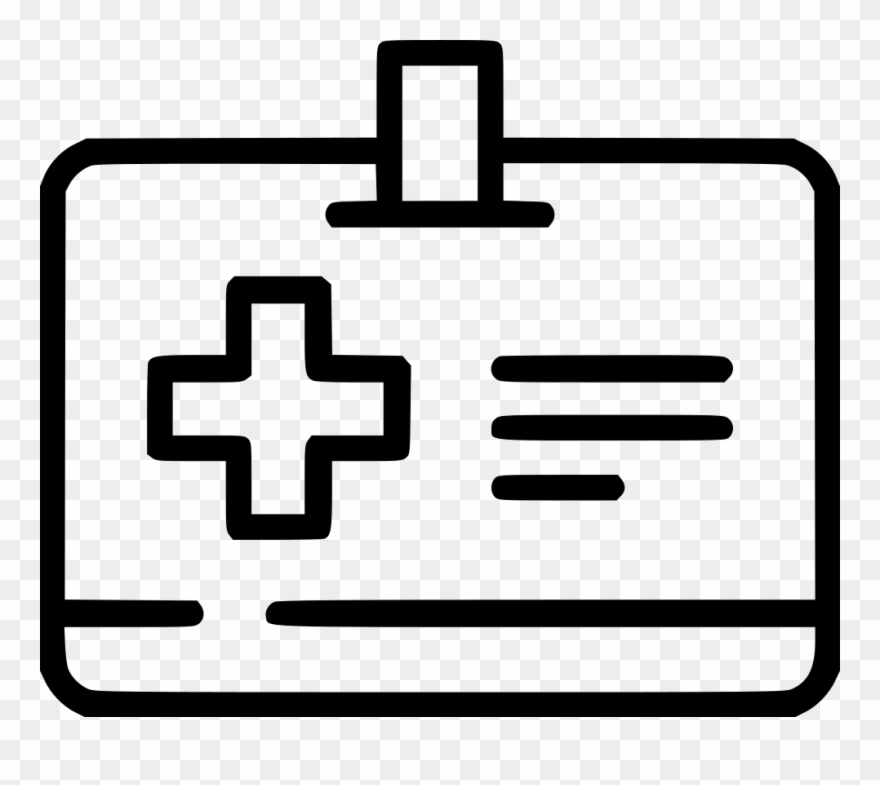 Card Badge Doctor Id Personal Comments - Med School Icons Clipart