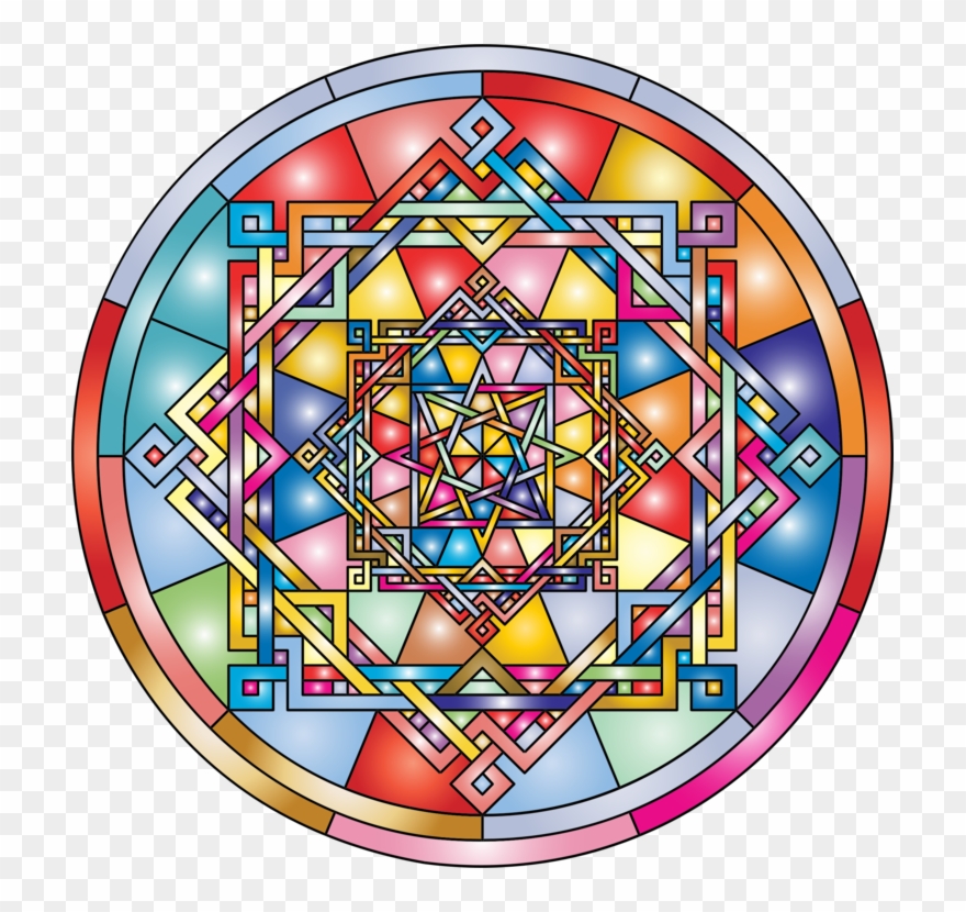 Stained Glass Symmetry Point - Symmetry Clipart (#1020238) - PinClipart