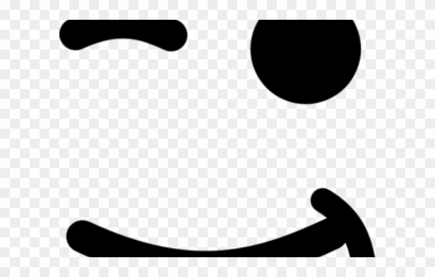 Drawn Smiley Winky Clipart