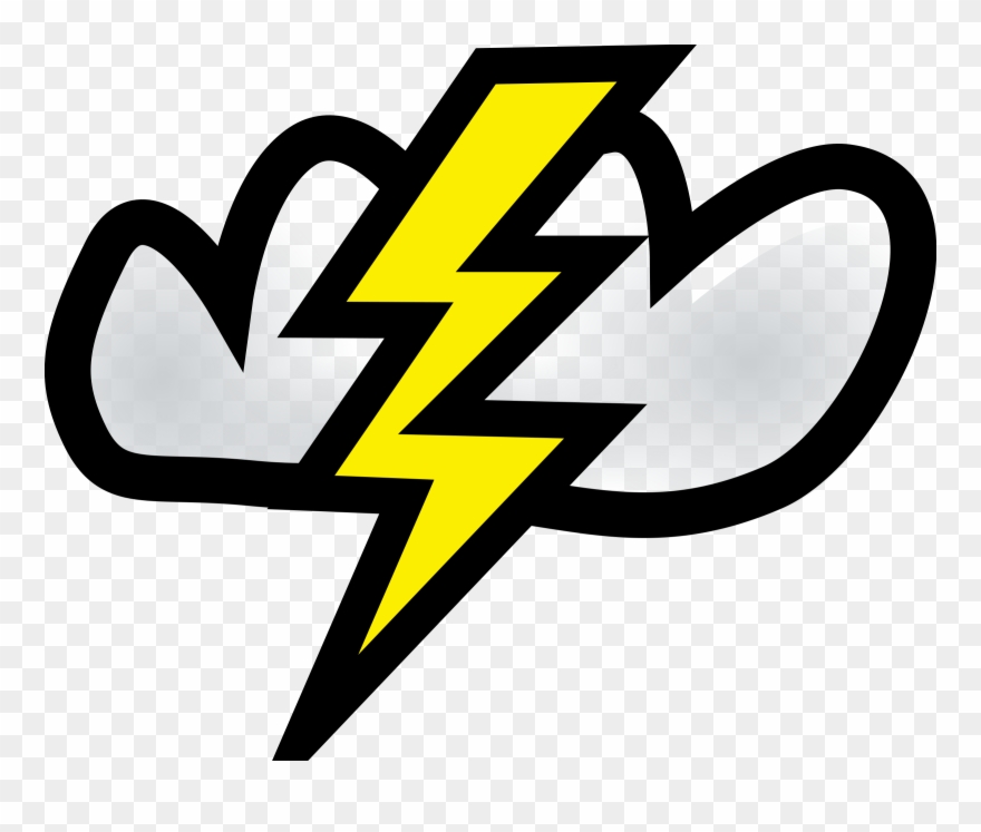 Free Orage - Thunder Storm Clip Art - Png Download