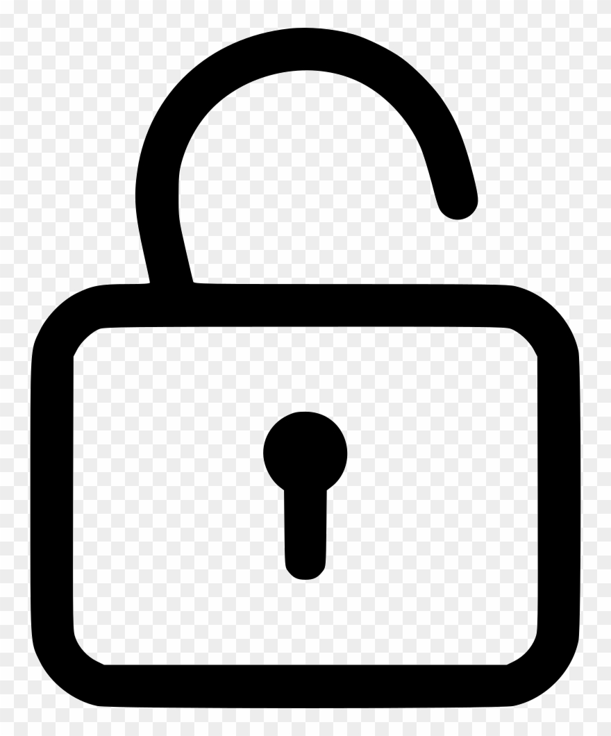 Lock Opened Comments - Free Lock Icon Png Clipart