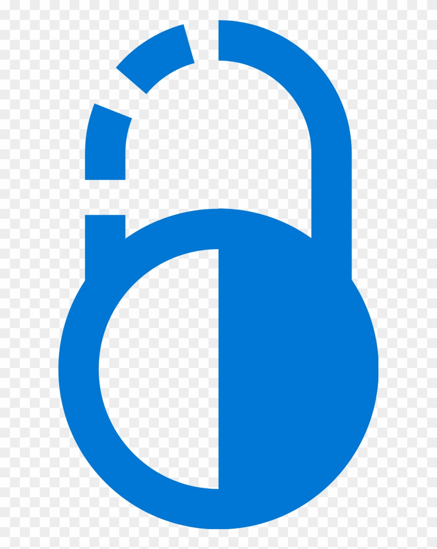Lock Blue Alt - Scalable Vector Graphics Clipart