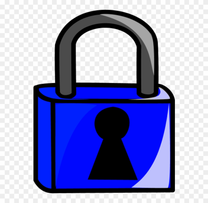 Padlock Clipart Blue Lock - Lock Clip Art Png Transparent Png