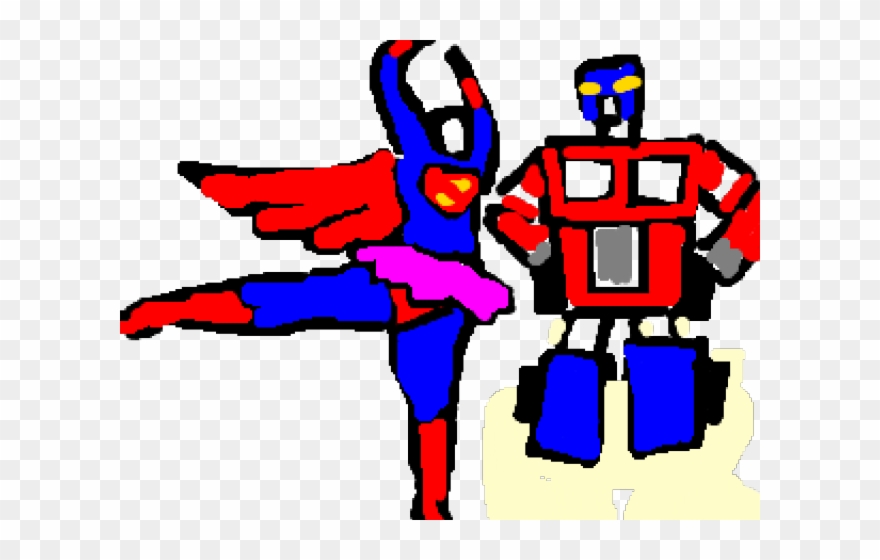 Superman Ballet Clipart