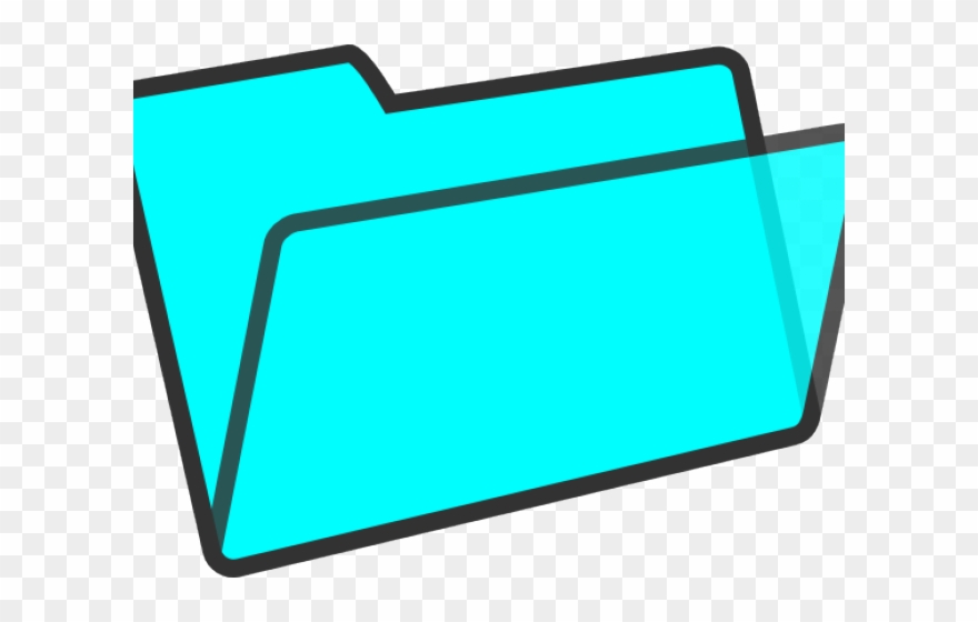 Folder Clipart Blue Folder - Green - Png Download