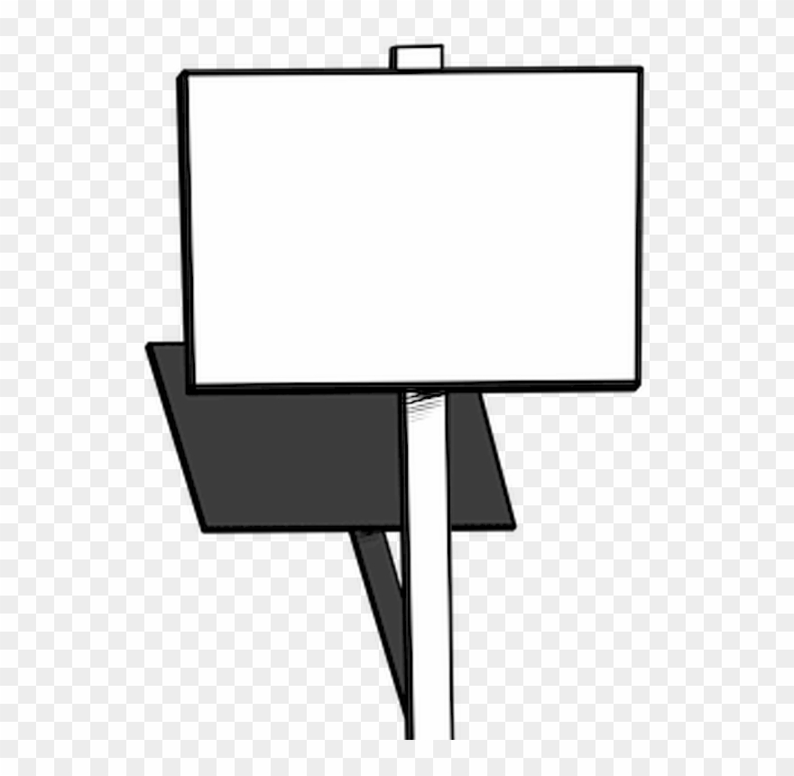 Protest Sign-making - Cartel Blanco Png Clipart