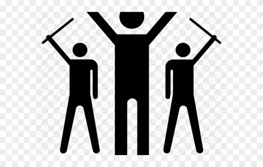 Crowd Clipart Violent - Illustration - Png Download