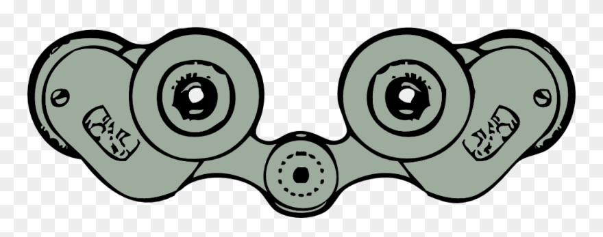 Binoculars Rear View - Binoculars Clipart