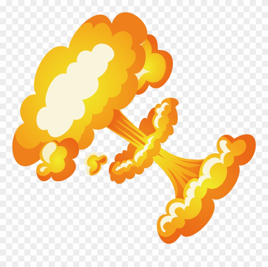 Clip Art Black And White Library Boom Vector Icon - Boom Png Transparent Png