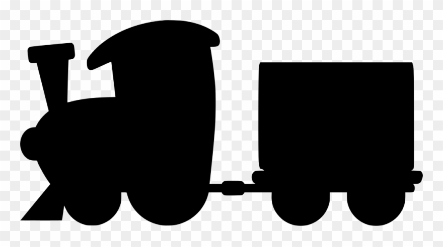 Info - Train Cars Silhouette Clipart