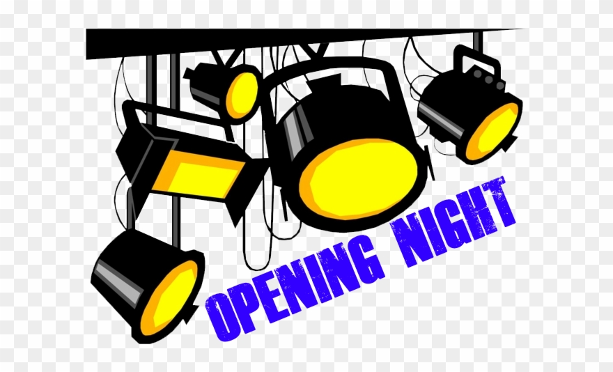 Mandatory Tech Week Thursday Opening Night - Lights Camera Action Png Clipart