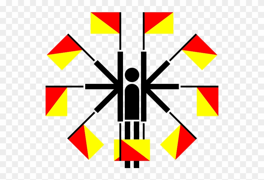 Semaphore Positions Clipart Png Transparent Png