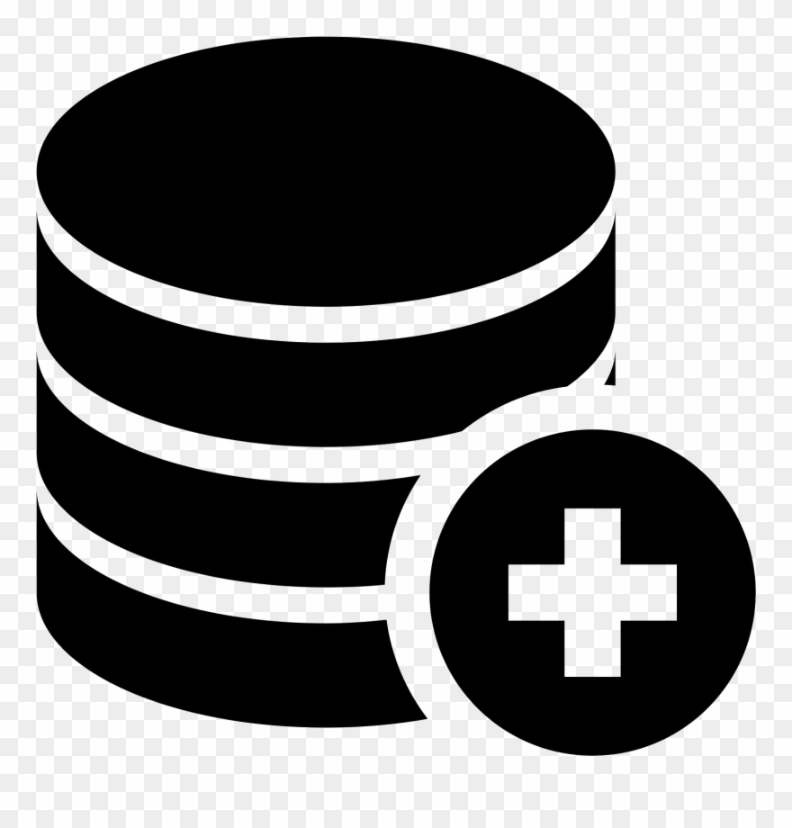 Database Clipart Cylinder Shape - Add To Database Icon - Png Download