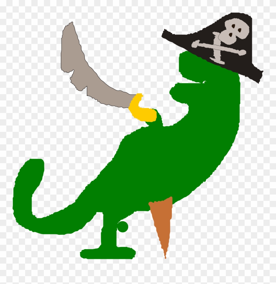 Pirates Clipart Dinosaur - Dinosaur - Png Download