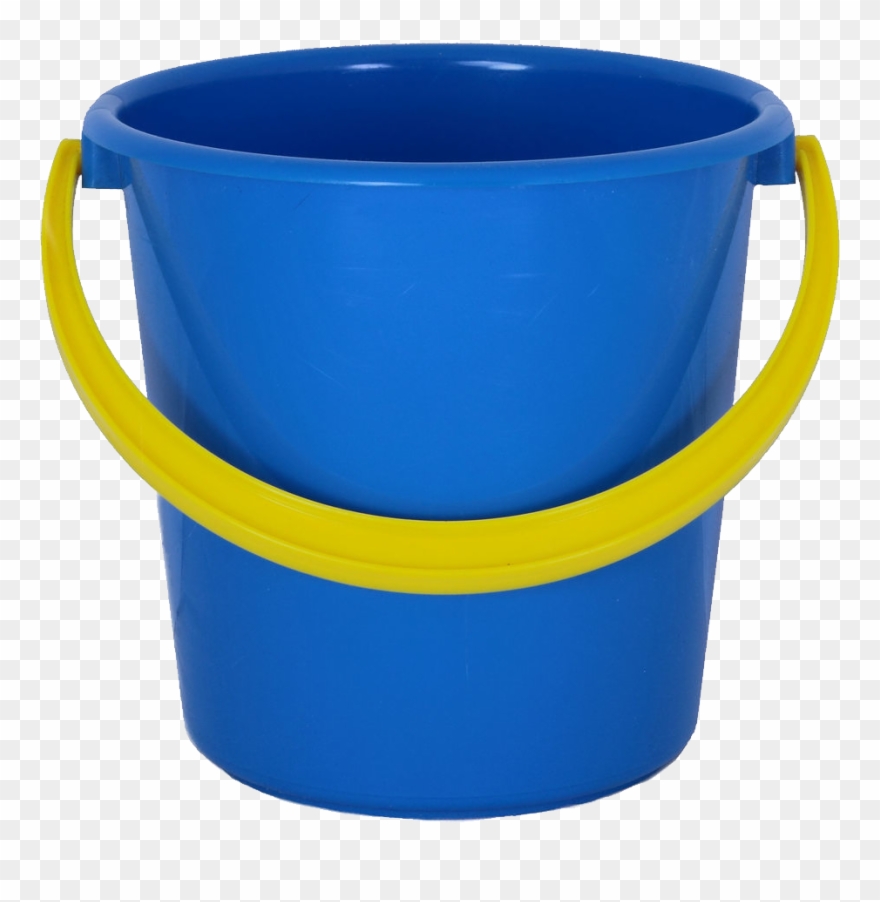 Plastic Blue Bucket Clipart - Plastic Bucket Png Transparent Png
