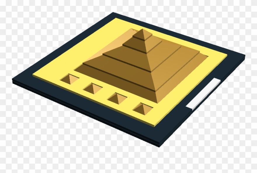 Pyramid Clipart Lego - Pyramid - Png Download