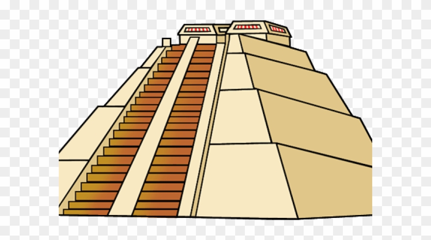 Pyramid Clipart Architecture - Aztec Pyramids Clip Art - Png Download