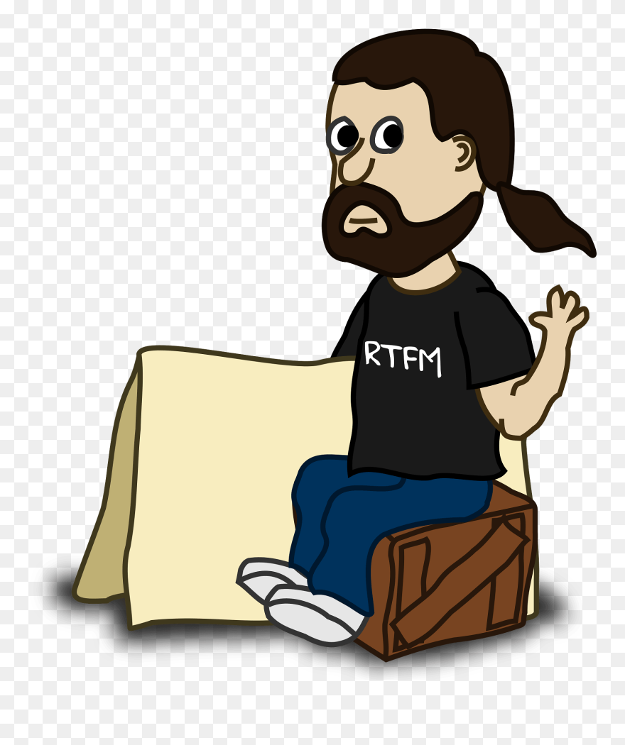 Comic Characters - Sitting - Cartoon Character Sitting Clipart