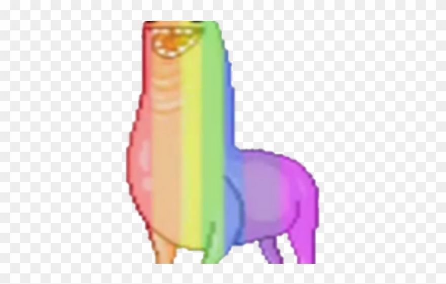 Llama Clipart Rainbow - Rainbow Bunchie - Png Download