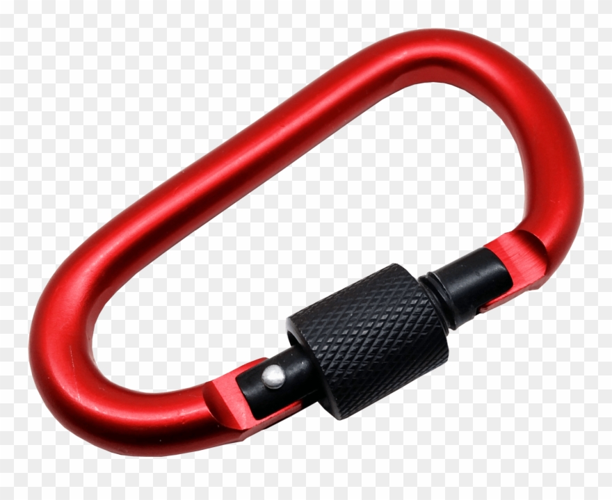 Aluminum Carabiner D Ring Image Free - D-ring Clipart
