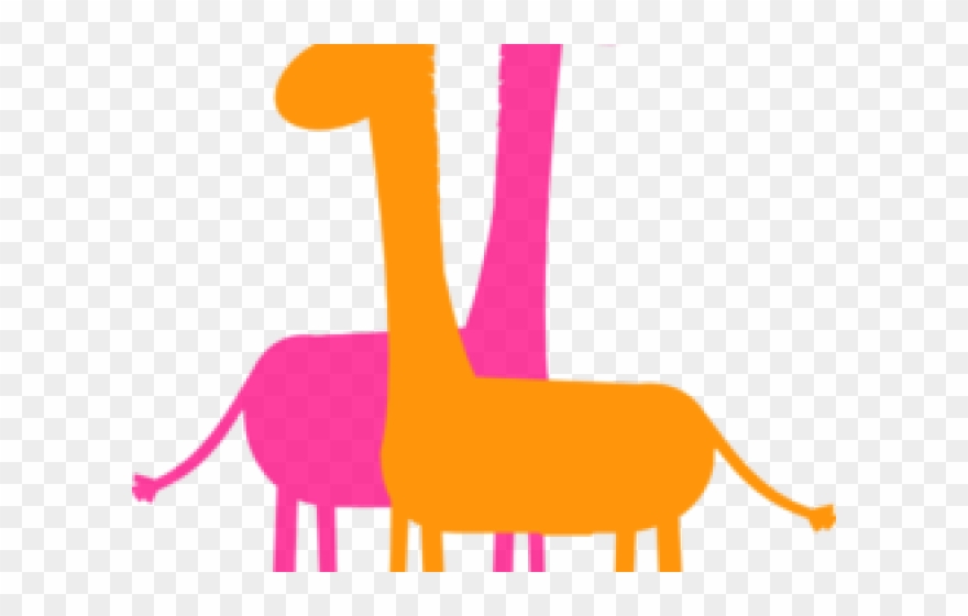 Llama Clipart Girl - Mom And Baby Animal Clipart - Png Download