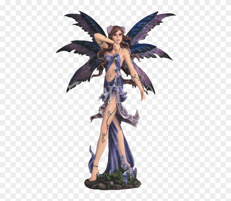 Clipart Info - Purple Fairy Figurines - Png Download