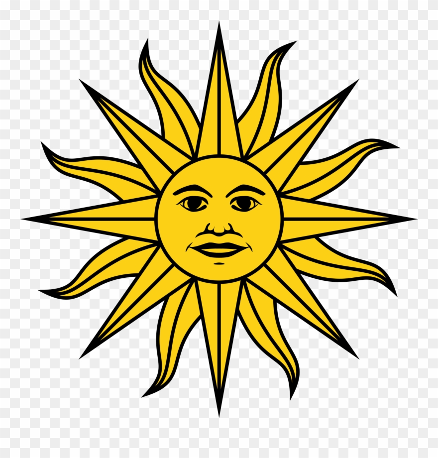Sun Clipart Clipart Medieval - Sol De Mayo Uruguay - Png Download