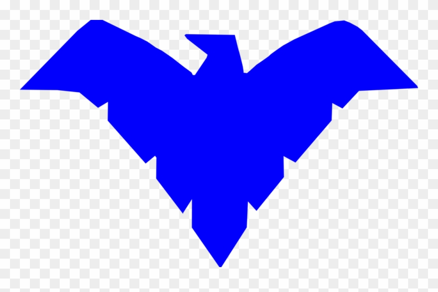 Nightwing Vector Dick 1 By Dickiejaybird - Asa Noturna Logo Clipart