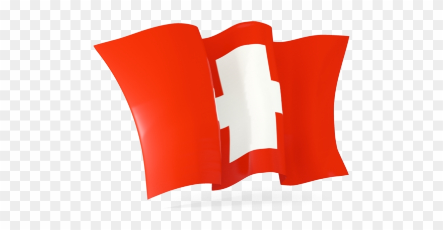 Switzerland Flag Png Transparent Images - Flag Waving Switzerland Flag Gif Clipart
